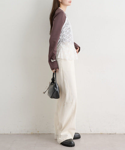 [內搭Good！！] mystic Lace peplum halter camisole - Image 32