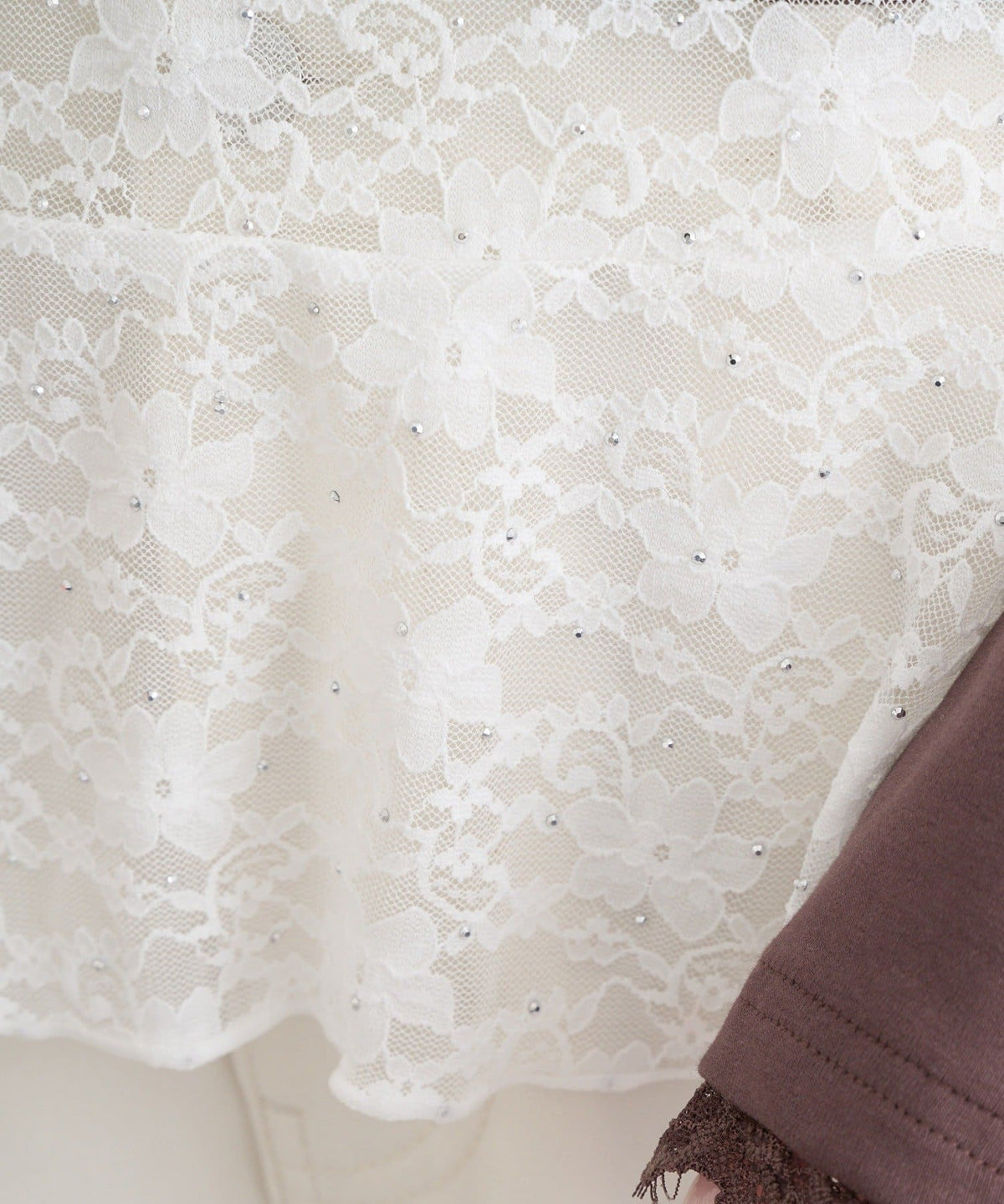 [內搭Good！！] mystic Lace peplum halter camisole - Image 24