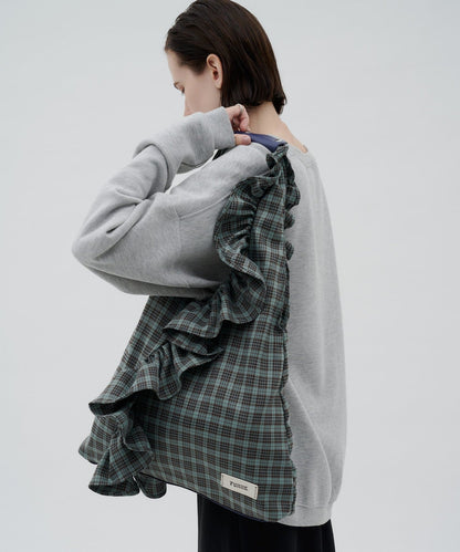 TYNNE. 撞色荷葉邊Triangle Bag - Image 19