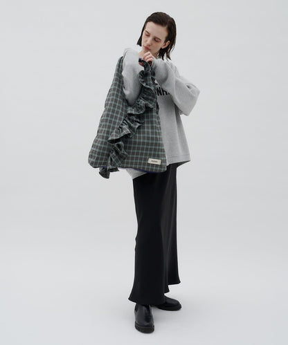 TYNNE. 撞色荷葉邊Triangle Bag - Image 24