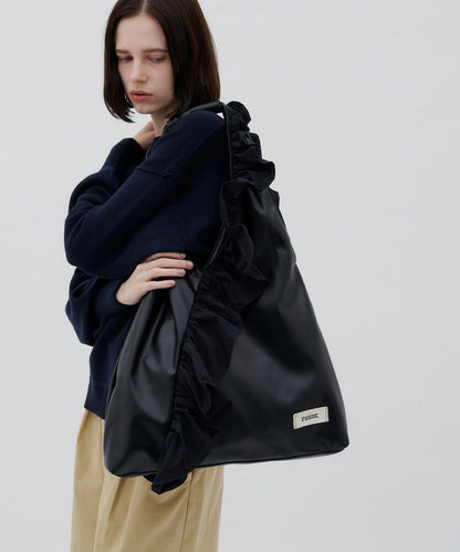 TYNNE. 撞色荷葉邊Triangle Bag - Image 26