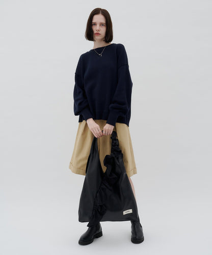 TYNNE. 撞色荷葉邊Triangle Bag - Image 31