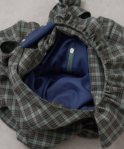 TYNNE. 撞色荷葉邊Triangle Bag - Image 55
