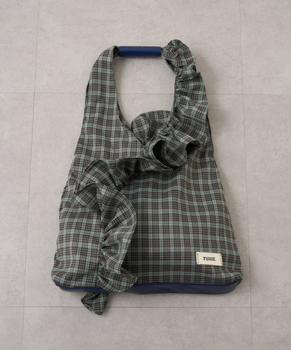 TYNNE. 撞色荷葉邊Triangle Bag - Image 45