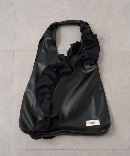TYNNE. 撞色荷葉邊Triangle Bag - Image 47