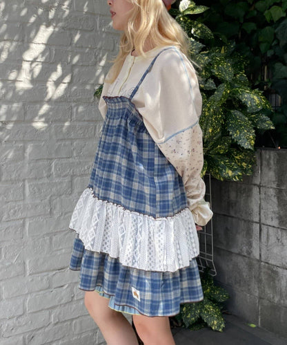 HELLO.SANFRANCISCO 格紋Lace tunic dress - Image 19