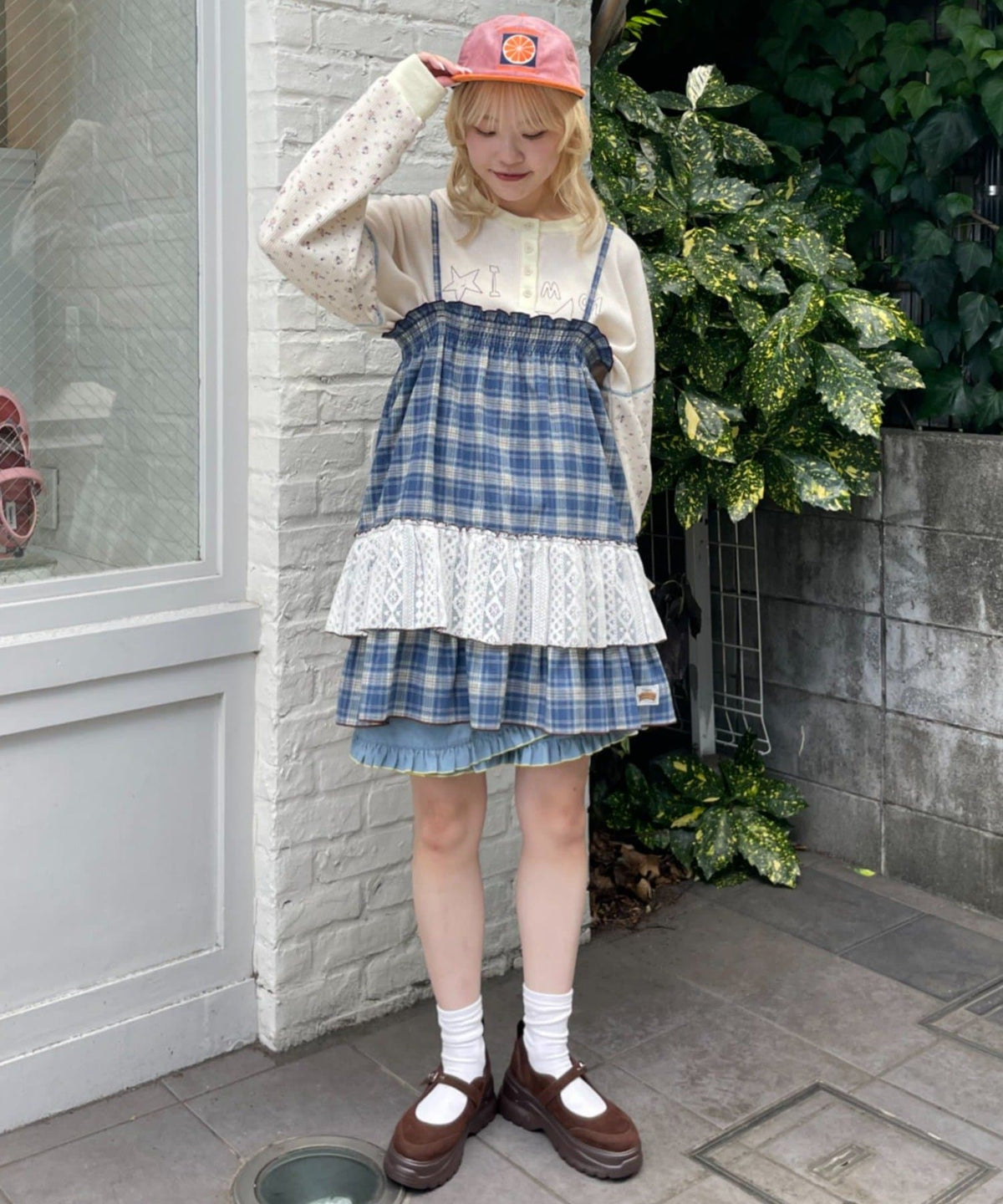 HELLO.SANFRANCISCO 格紋Lace tunic dress - Image 21