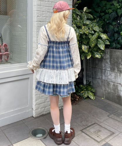 HELLO.SANFRANCISCO 格紋Lace tunic dress - Image 23