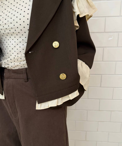 [長/短Version ]w closet Frill jacket - Image 12