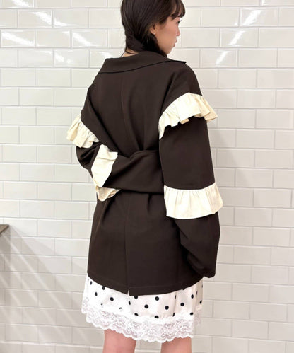 [長/短Version ]w closet Frill jacket - Image 16