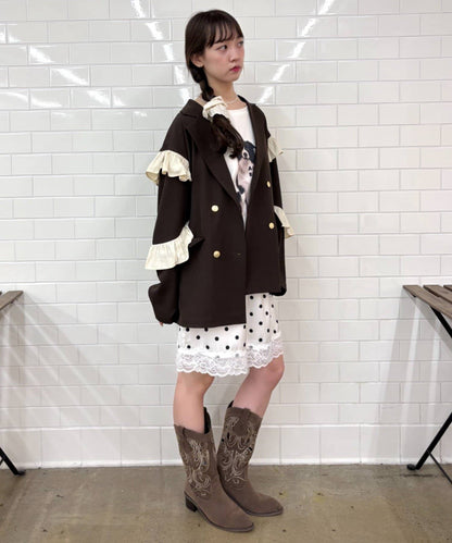 [長/短Version ]w closet Frill jacket - Image 18