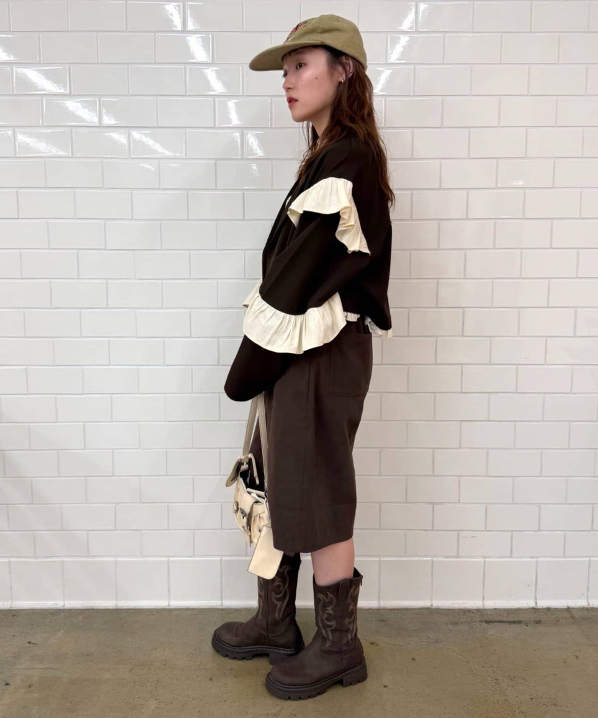 [長/短Version ]w closet Frill jacket - Image 8