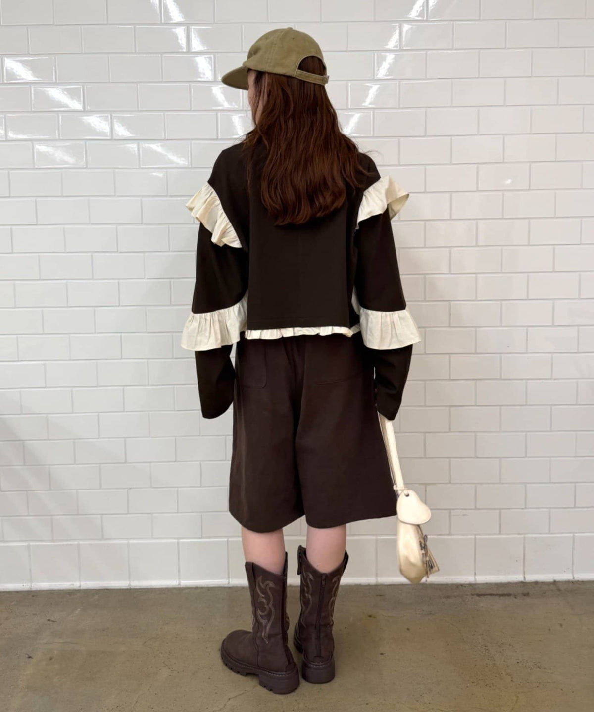 [長/短Version ]w closet Frill jacket - Image 9