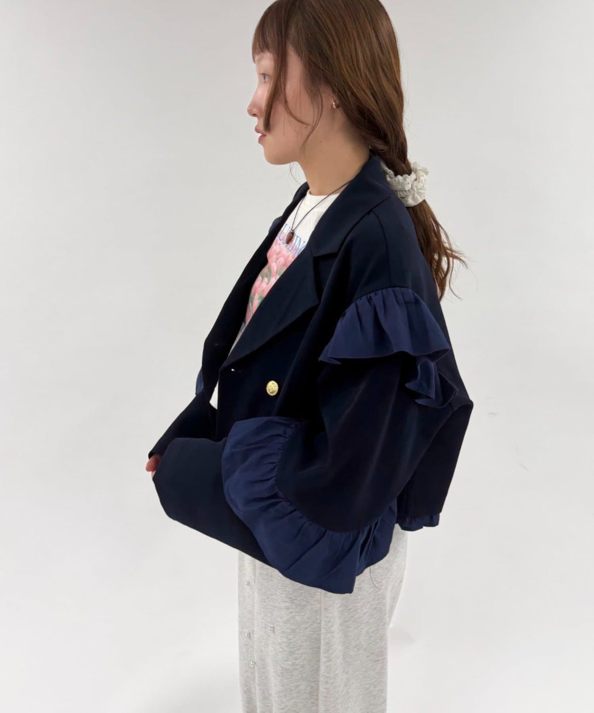 [長/短Version ]w closet Frill jacket - Image 28