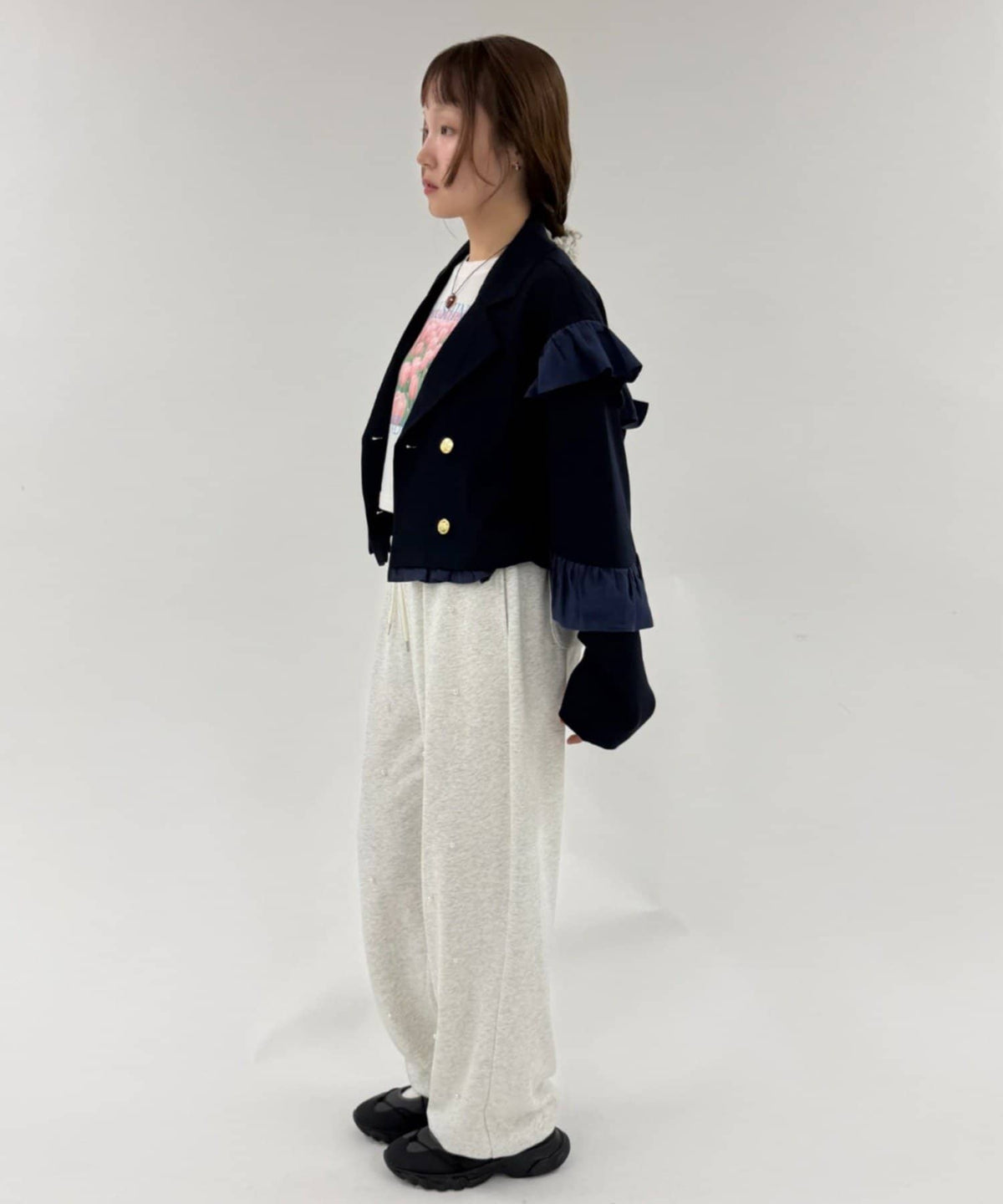 [長/短Version ]w closet Frill jacket - Image 30