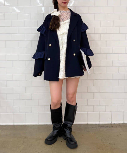 [長/短Version ]w closet Frill jacket - Image 23