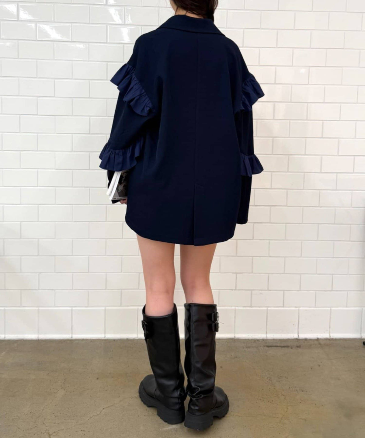 [長/短Version ]w closet Frill jacket - Image 25