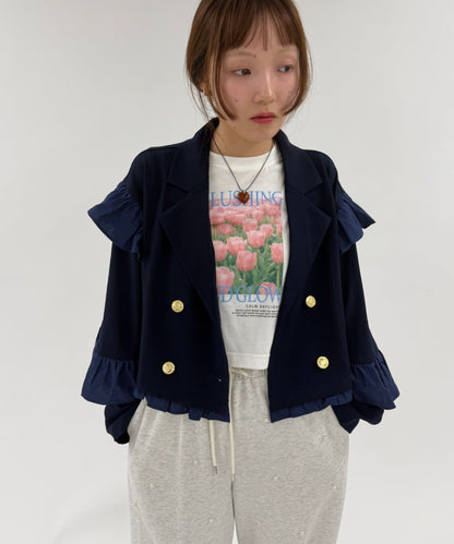 [長/短Version ]w closet Frill jacket - Image 27