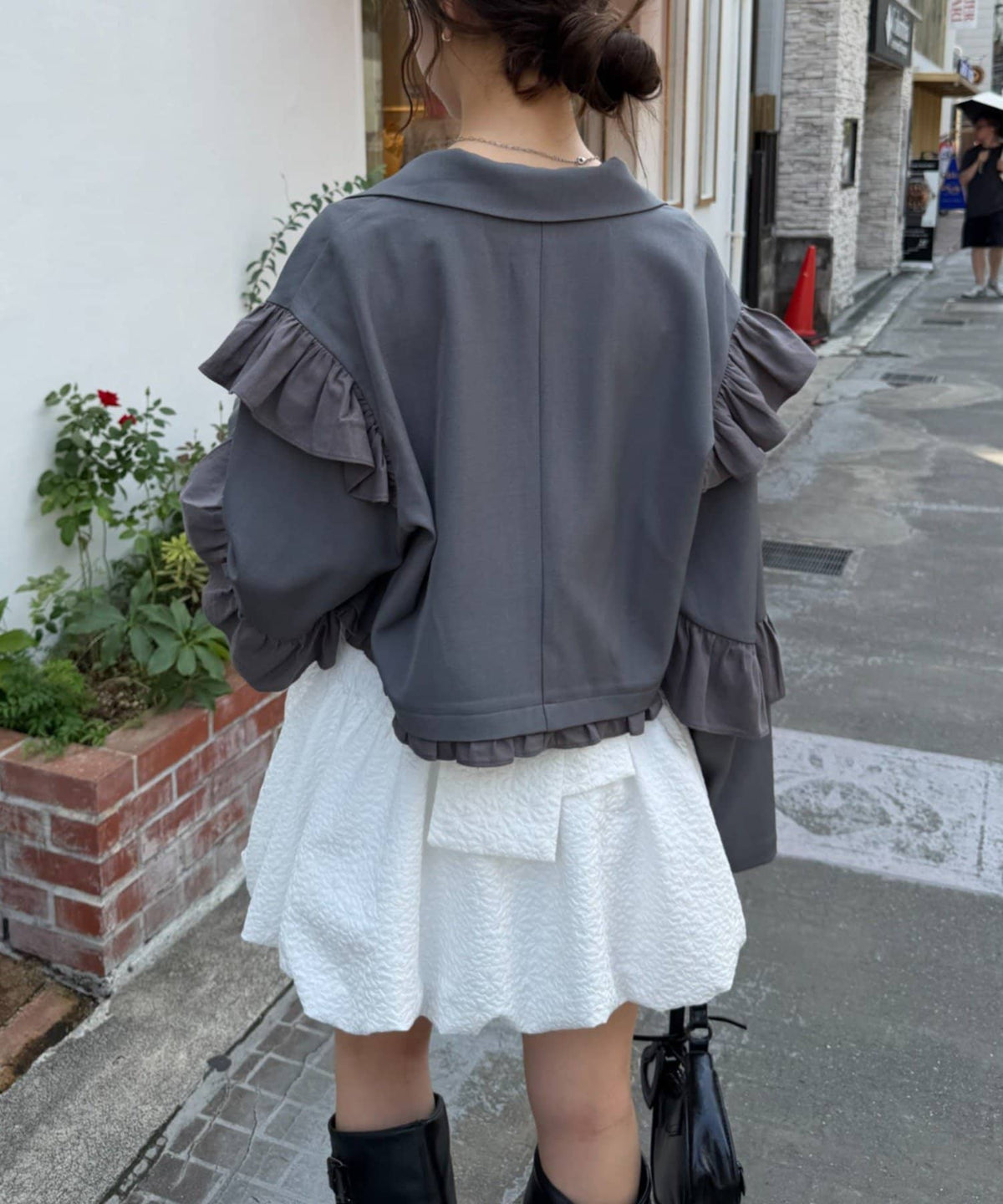 [長/短Version ]w closet Frill jacket - Image 40