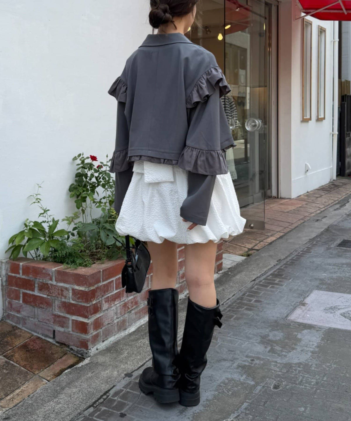[長/短Version ]w closet Frill jacket - Image 43