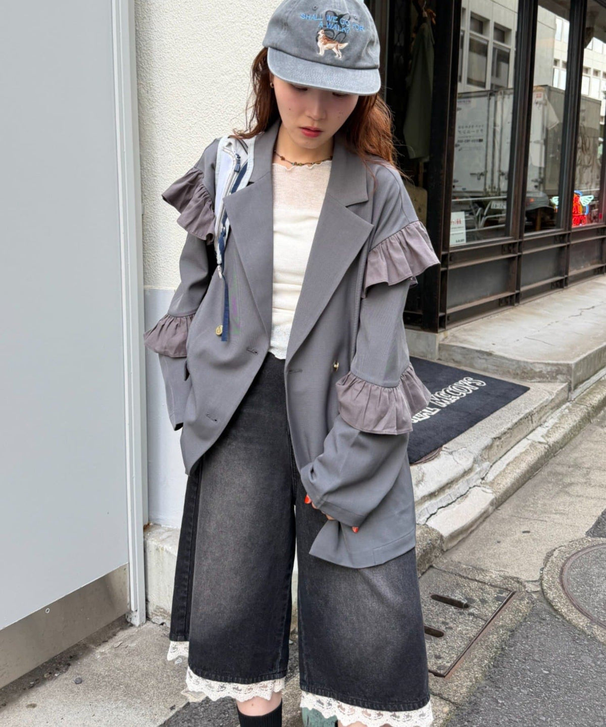 [長/短Version ]w closet Frill jacket - Image 44