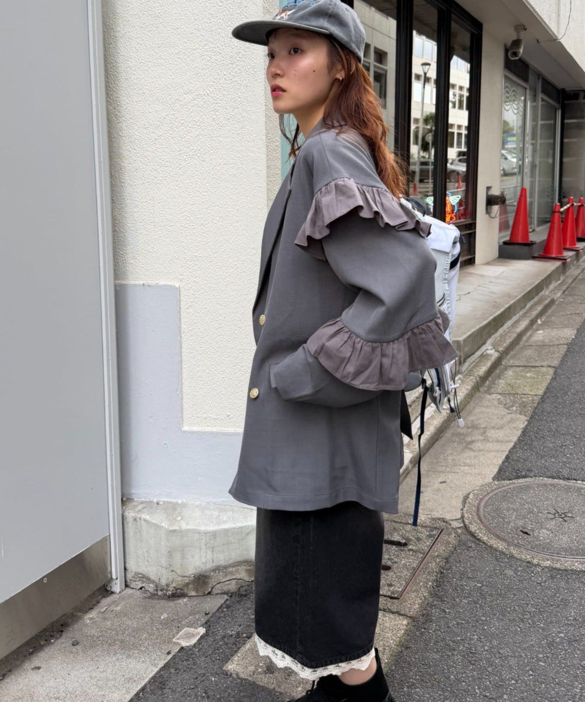 [長/短Version ]w closet Frill jacket - Image 46