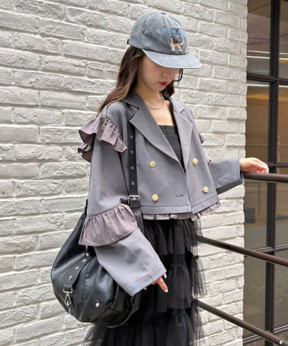 [長/短Version ]w closet Frill jacket - Image 32