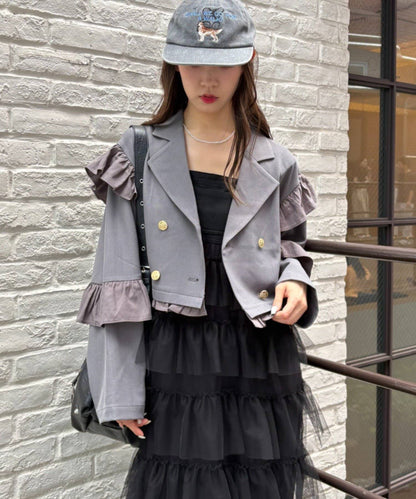 [長/短Version ]w closet Frill jacket - Image 33