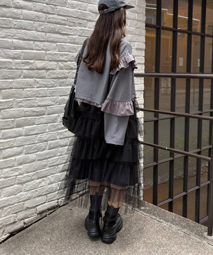 [長/短Version ]w closet Frill jacket - Image 36