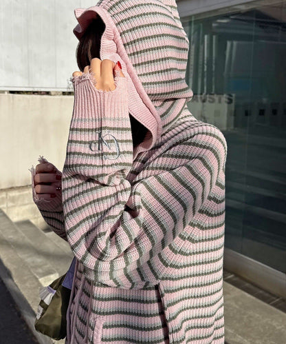 CIAOPANIC Ruffle邊Double Zip Knit Hoodie - Image 47
