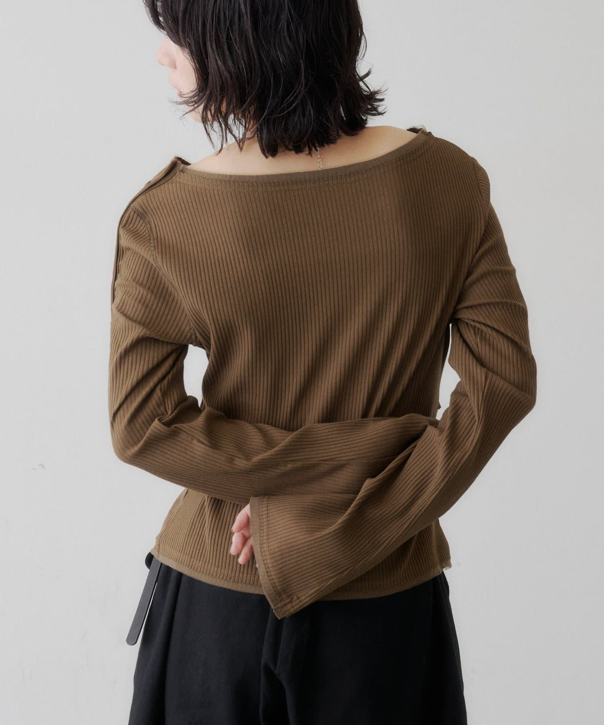 [Lace / 純色] Kastane 露肩紐扣Top - Image 21