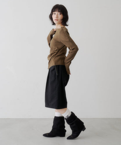 [Lace / 純色] Kastane 露肩紐扣Top - Image 23