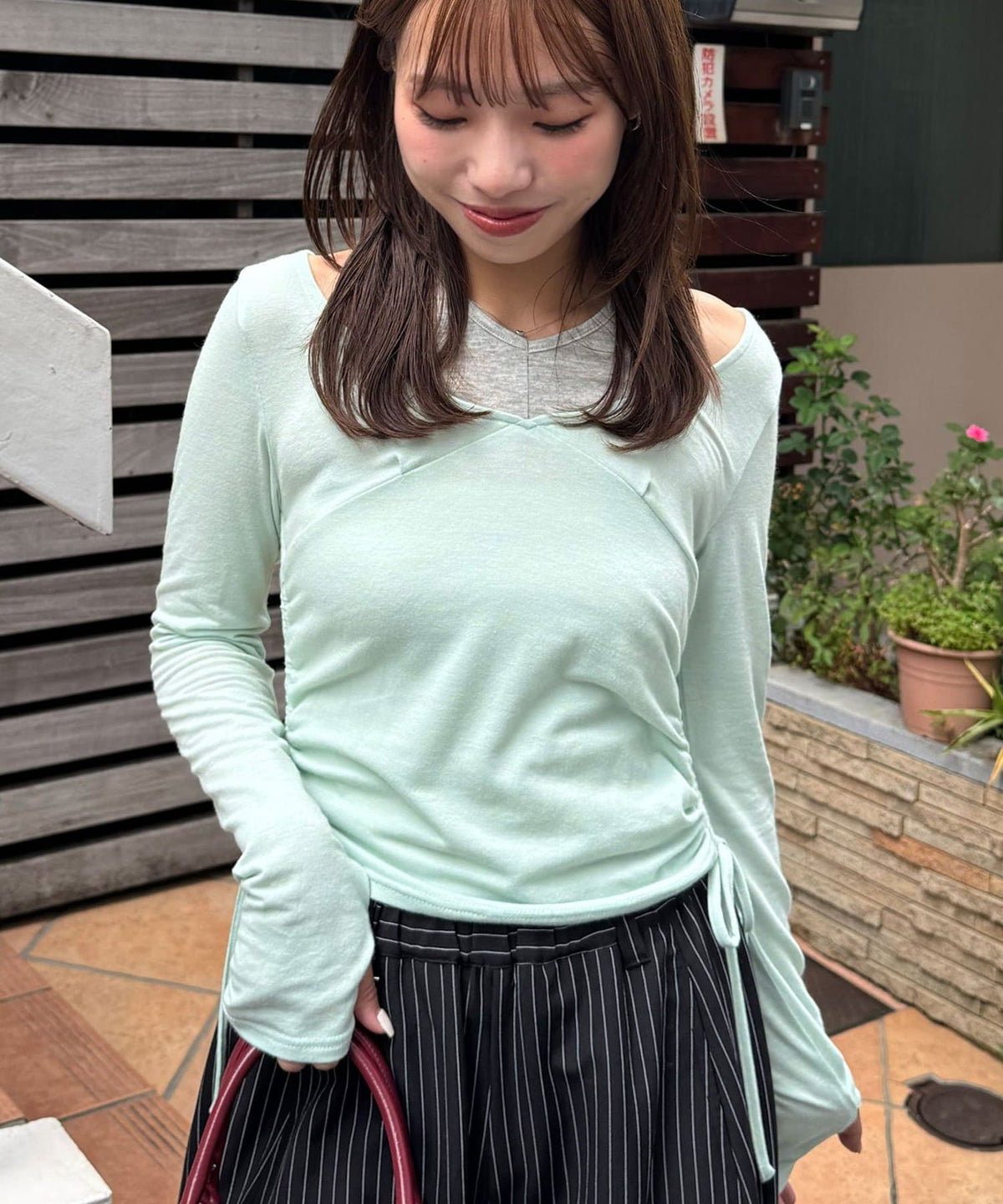 CIAOPANIC 假2件 Halter Design Top - Image 4