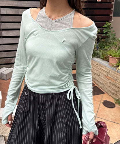CIAOPANIC 假2件 Halter Design Top - Image 7