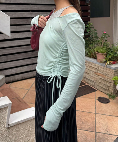 CIAOPANIC 假2件 Halter Design Top - Image 8