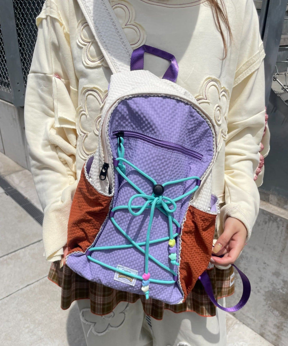 HELLO.SANFRANCISCO Colorful Backpack - Image 5