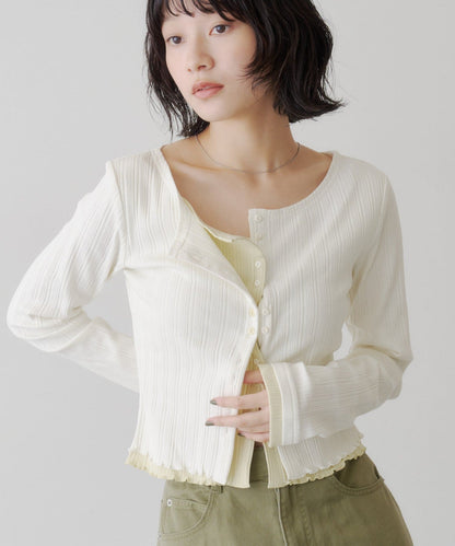 Kastane Two-tone cardigan - Image 4
