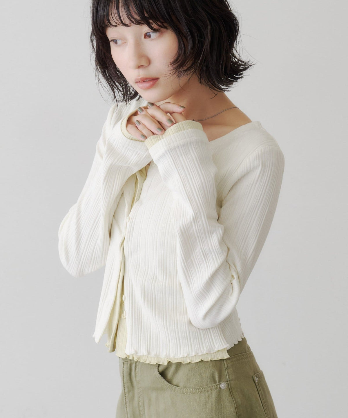 Kastane Two-tone cardigan - Image 5
