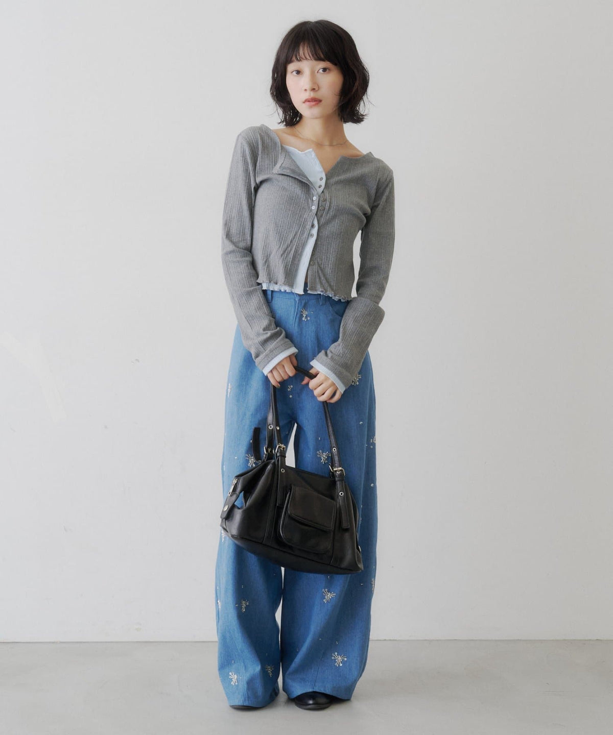 Kastane Two-tone cardigan - Image 13