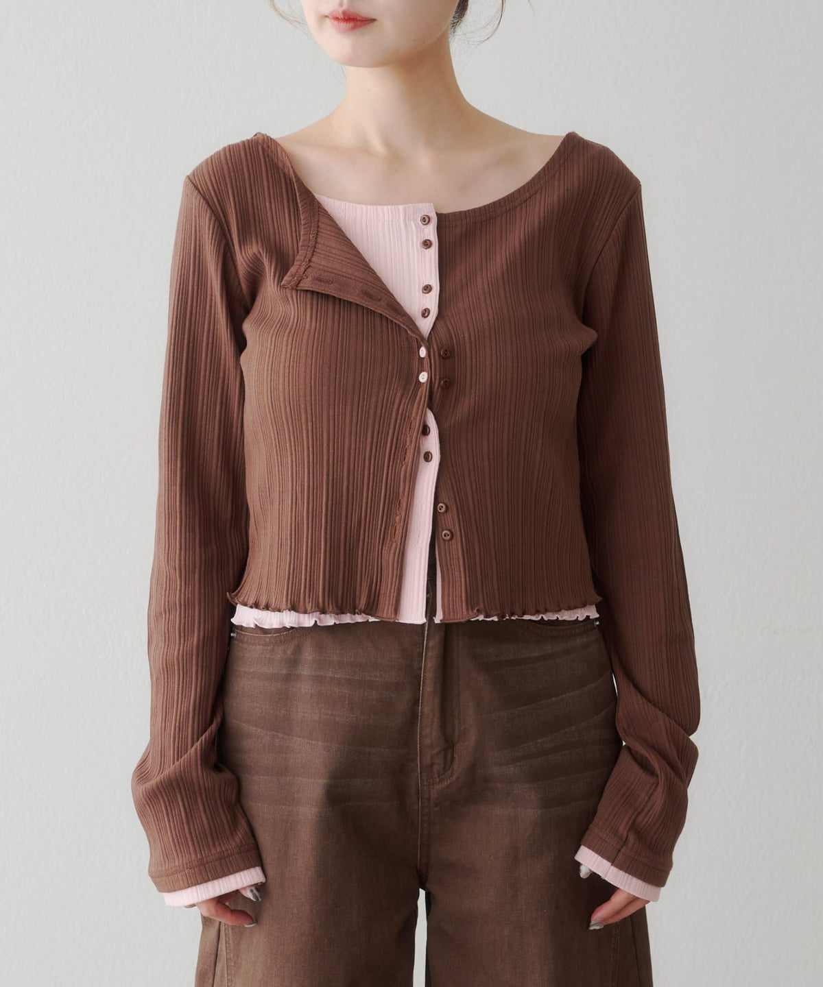 Kastane Two-tone cardigan - Image 22