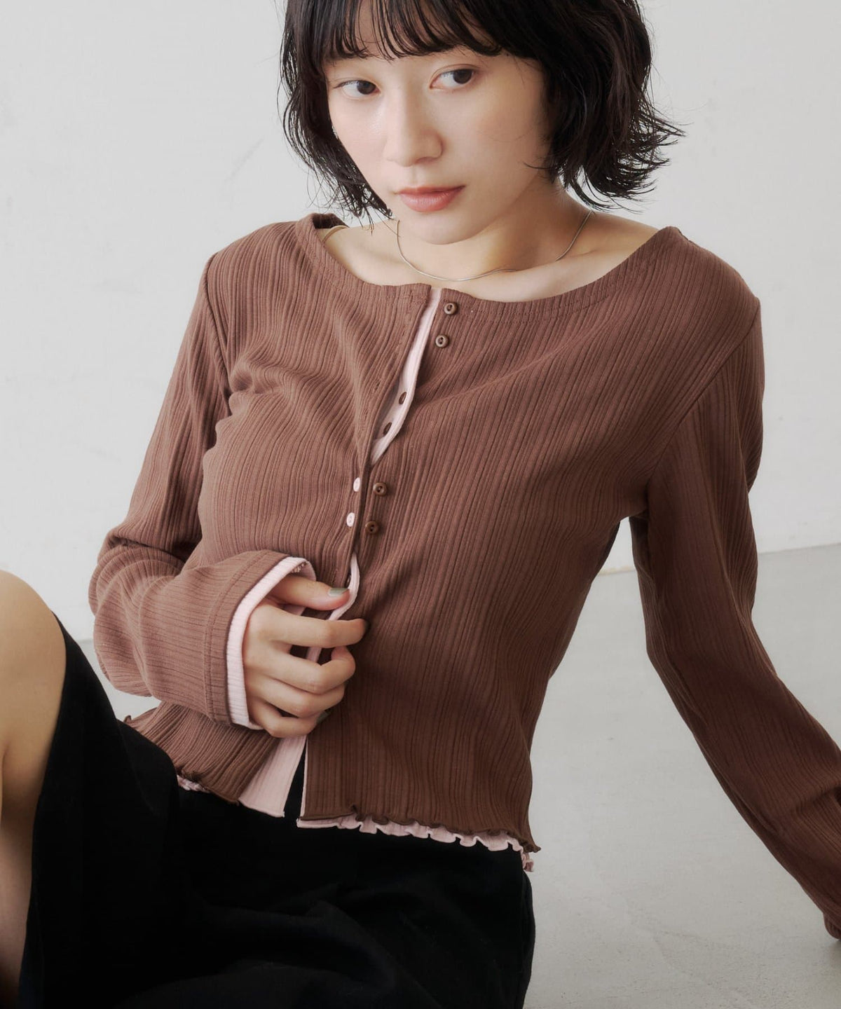 Kastane Two-tone cardigan - Image 14