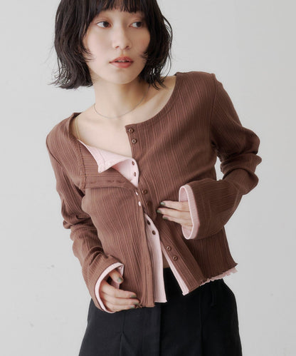 Kastane Two-tone cardigan - Image 15