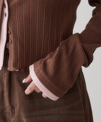 Kastane Two-tone cardigan - Image 19