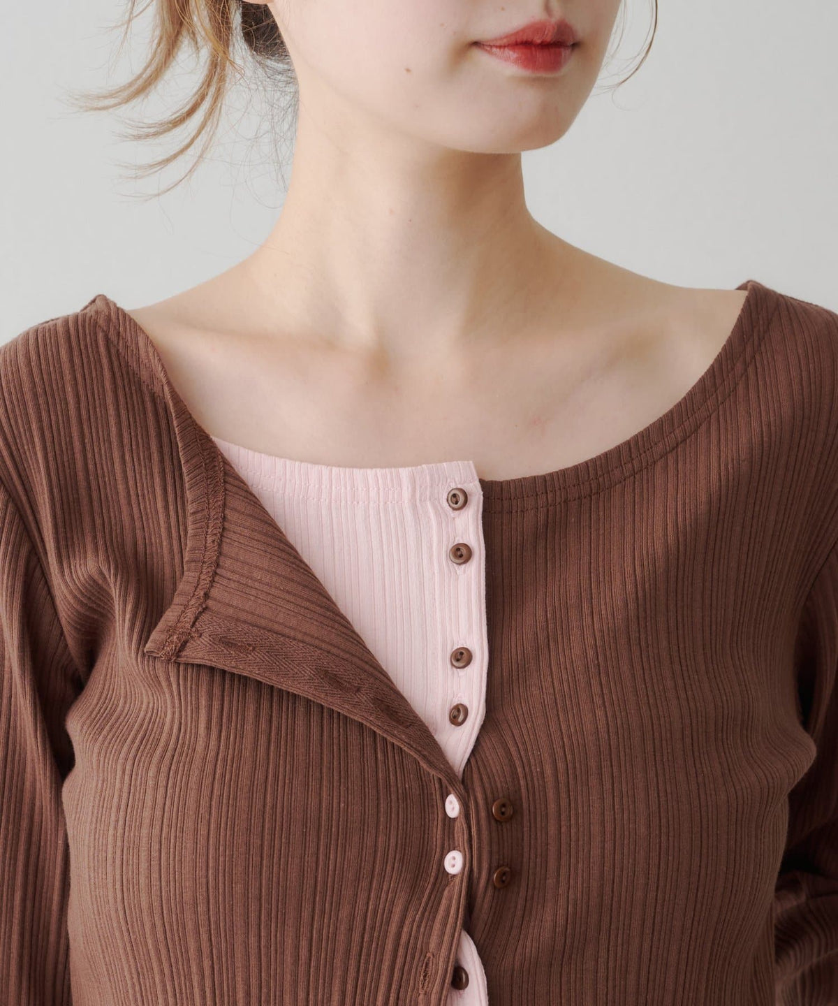 Kastane Two-tone cardigan - Image 21