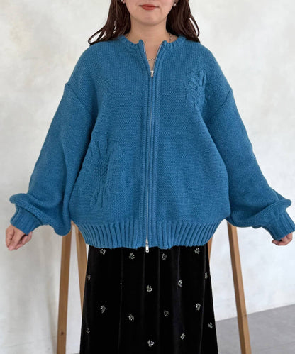 CPCM Flower Zip Cardigan - Image 5