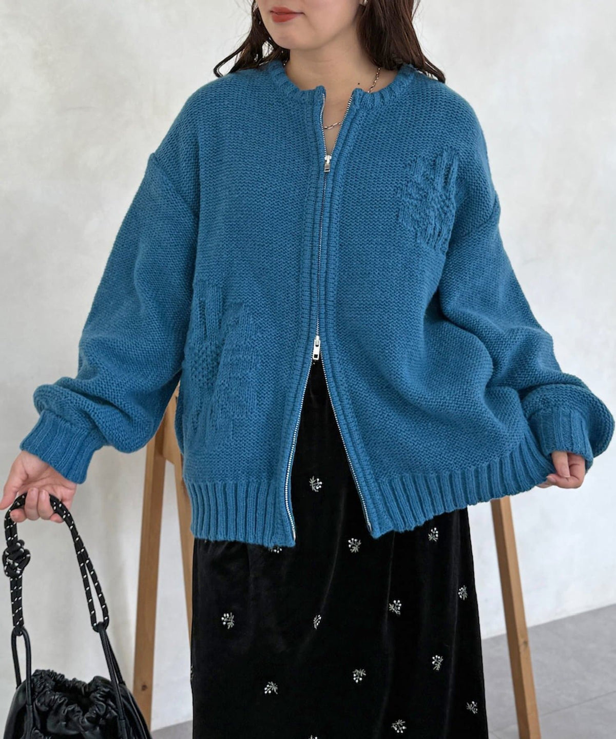 CPCM Flower Zip Cardigan - Image 11
