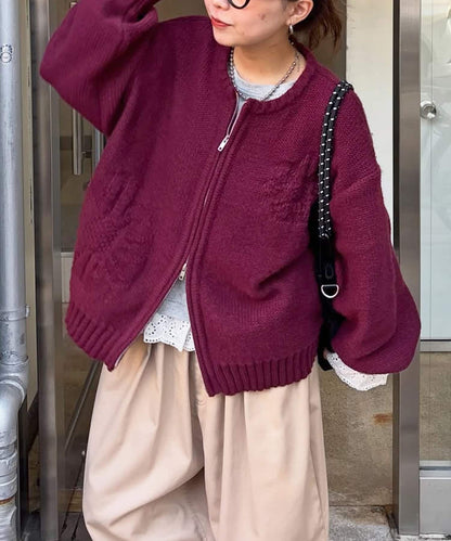 CPCM Flower Zip Cardigan - Image 4