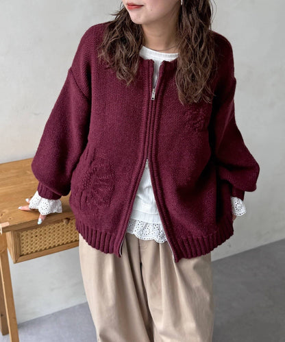 CPCM Flower Zip Cardigan - Image 18