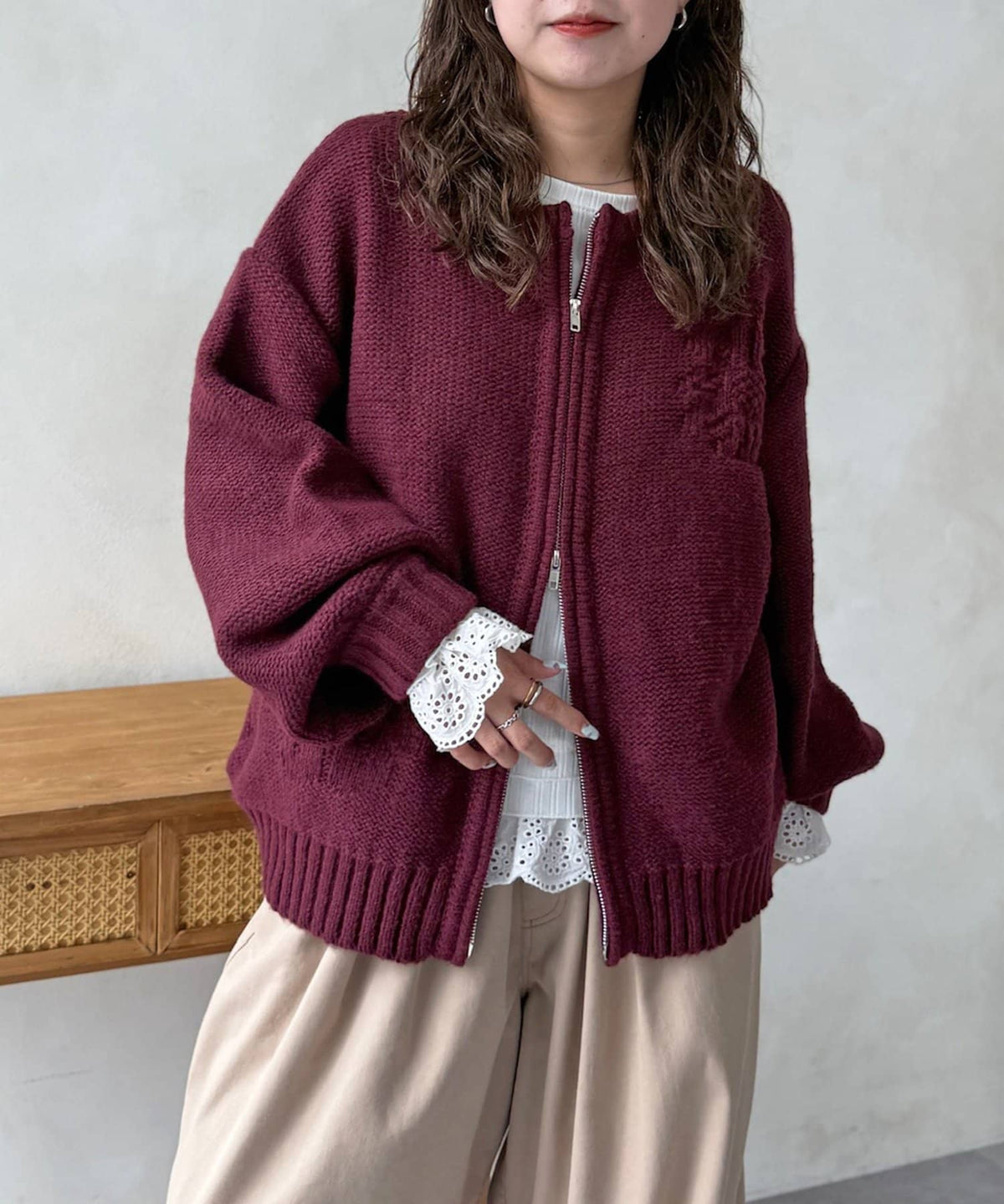 CPCM Flower Zip Cardigan - Image 22