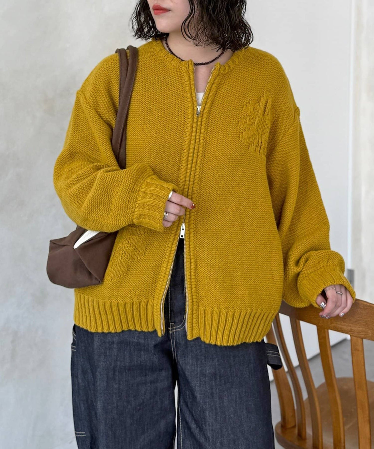 CPCM Flower Zip Cardigan - Image 3